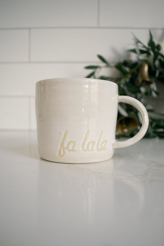 CHRISTMAS Mug | 12oz| Modern Fa La La